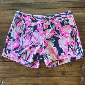 Lilly Pulitzer Callahan flamingo shorts